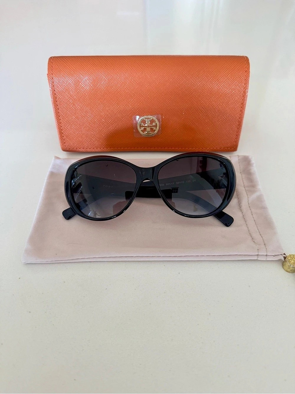 Tory Burch TY9061 Black Sunglasses with Case